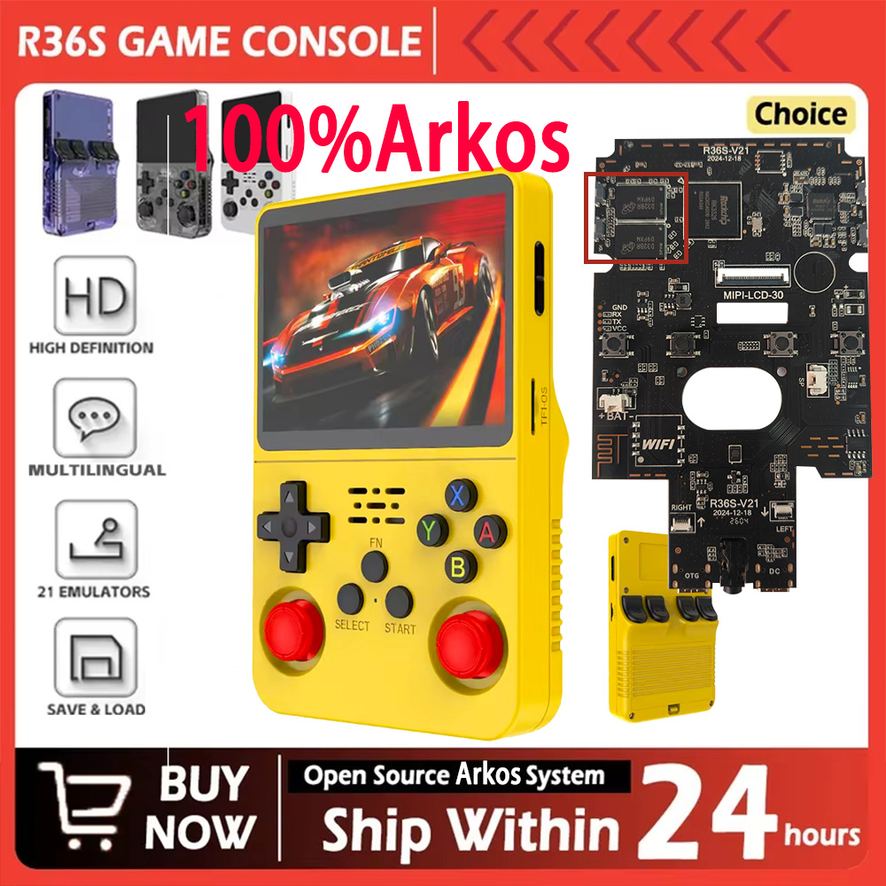 Retro Gaming Kiosk - R36S Neue 100% Arkos System Retro-Spielekonsole