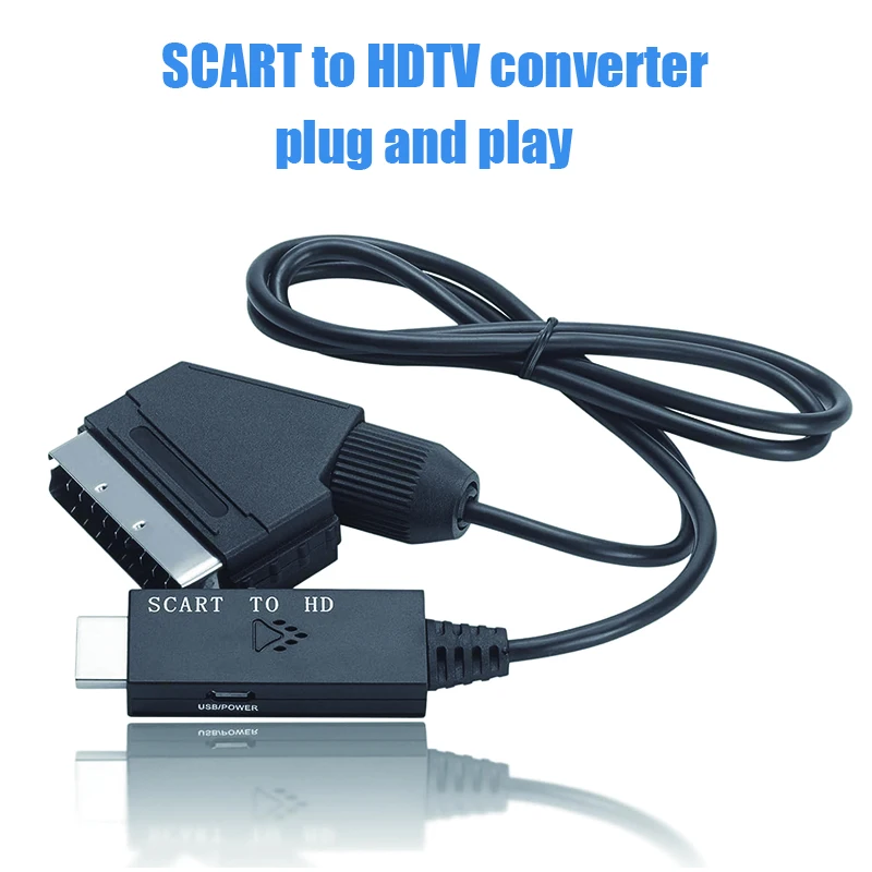 Scart To Hdmi - SCART-zu-HDMI-kompatibler Konverter, 1080P, 720P, Video- und