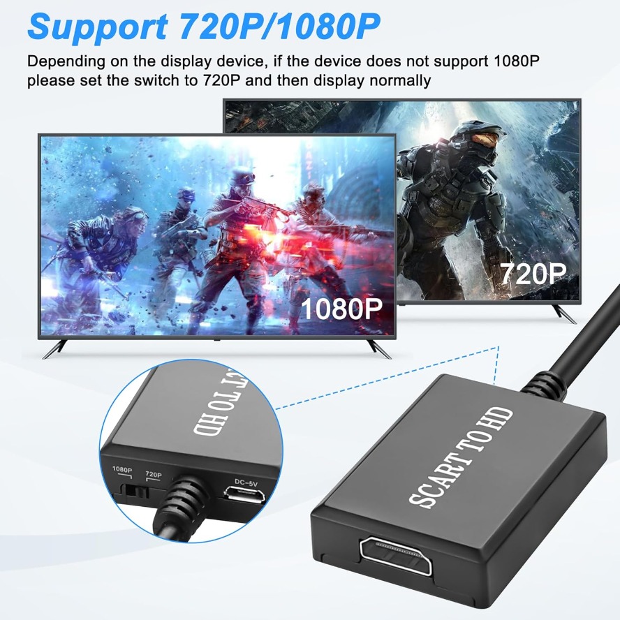 SCART Zu HDMI-kompatibel Video – Scart To Hdmi Bewertung und Preis